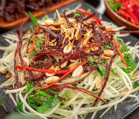 3 cách làm gỏi khô bò chua ngọt, thanh mát 3 cách làm gỏi khô bò chua ngọt, thanh mát