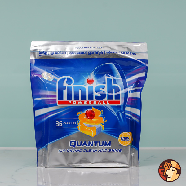 Viên rửa bát Finish Quantum Max 36 viên - Hương chanh