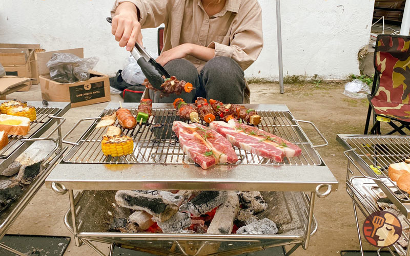 Feedback về bếp nướng BBQ ChefGo size L từ chị Hương - Hà Nội