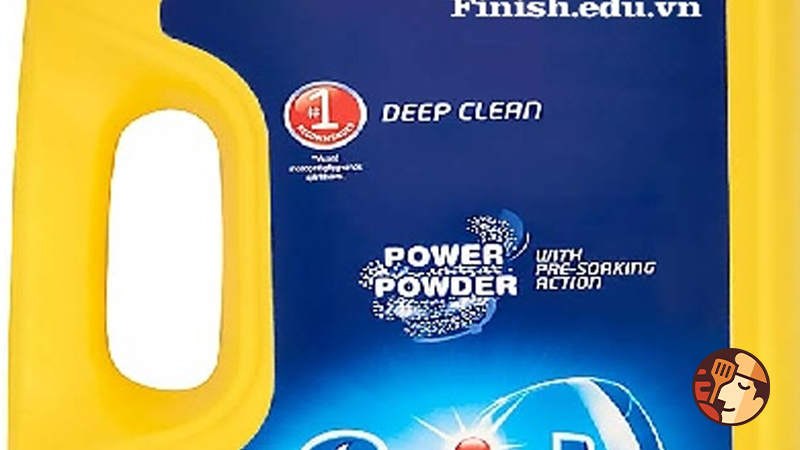 Tính năng làm sạch sâu (deep clean) của bột rửa bát Finish