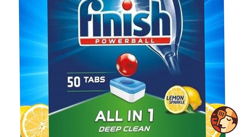 Tính năng deep clean của viên rửa bát Finish All-In-1