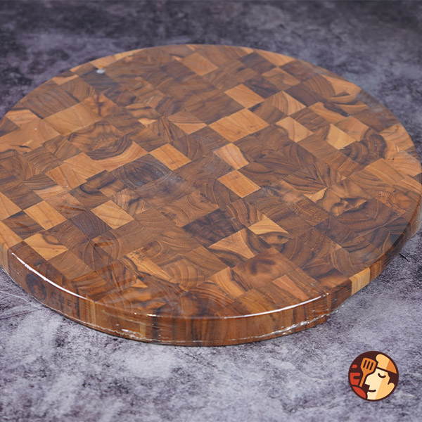 Thớt gỗ Teak Chef Studio hình tròn 30x30x2,5 cm