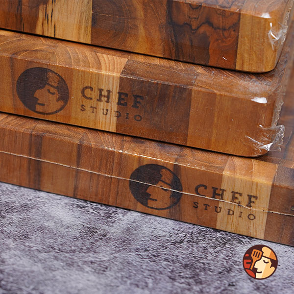 Thớt gỗ Teak Chef Studio hình chữ nhật 20x30x2,5 cm