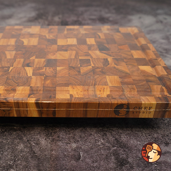 Thớt gỗ Teak Chef Studio hình chữ nhật 25x35x2,5 cm
