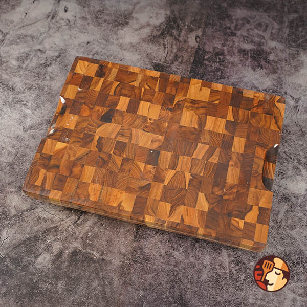 Thớt gỗ Teak Chef Studio hình chữ nhật 25x35x2,5 cm