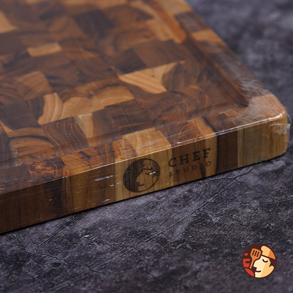 Thớt gỗ Teak Chef Studio hình chữ nhật 38x51x2,5 cm