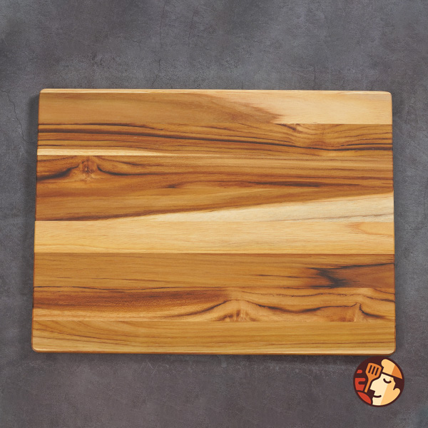 Thớt gỗ Teak Chef Studio hình chữ nhật có rãnh 40,5x30,5x1,4 cm