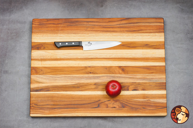 Thớt gỗ Teak Chef Studio hình chữ nhật trơn 51x38x3,8 cm