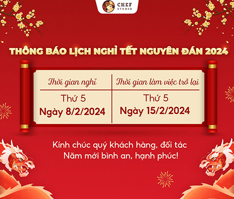 Thông báo lịch nghỉ Tết nguyên đán 2024