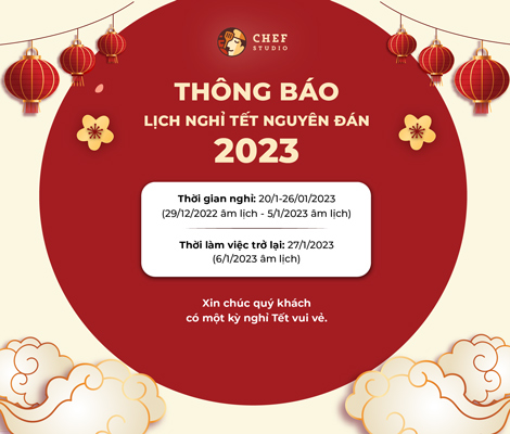 Thông báo lịch nghỉ Tết nguyên đán 2023