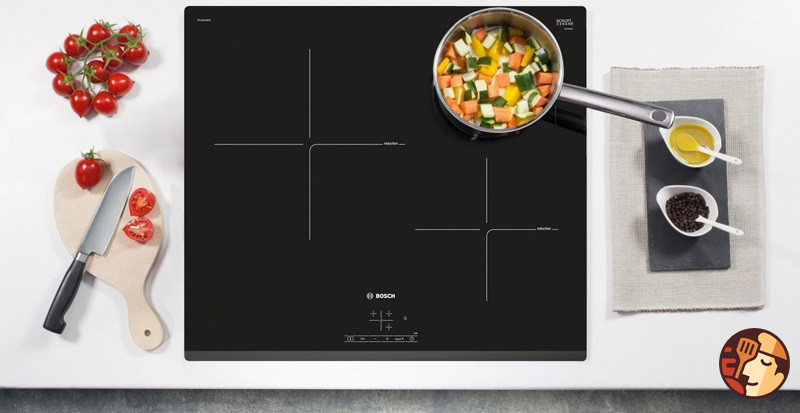 Bếp từ Bosch 3 vùng nấu tiện lợi, giúp tiết kiệm thời gian nấu nướng