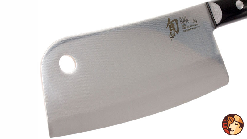 Lưỡi dao chặt Kai được làm từ loại thép độc quyền VG-MAX nên có khả năng chống gỉ, chống mòn rất tốt 