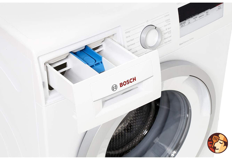 Khoang chứa tiện ích của máy giặt Bosch 