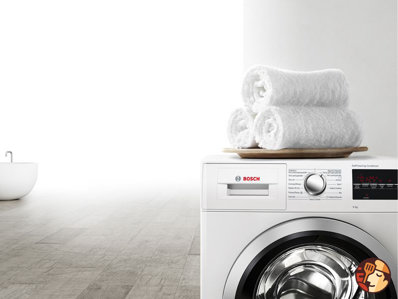Máy giặt Bosch có khả năng làm sạch hiệu quả tối ưu