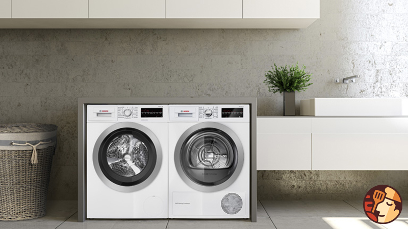Máy giặt Bosch có thiết kế hiện đại và nhiều tính năng nổi bật, phù hợp với mọi không gian