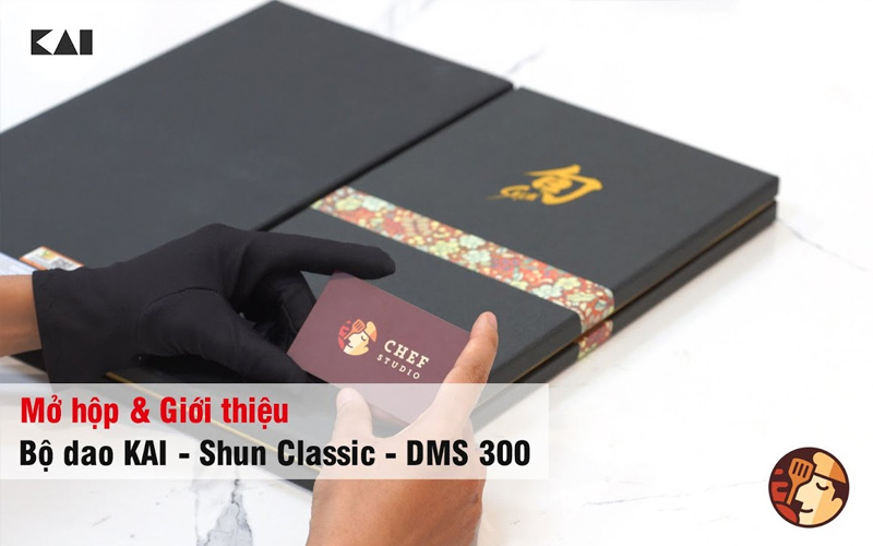Review bộ dao KAI hot nhất hiện nay - Shun Classic - DMS 300