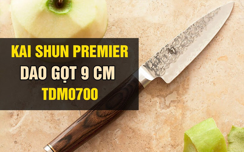 Dao gọt 9 cm TDM0700 - Dòng KAI Shun Premier
