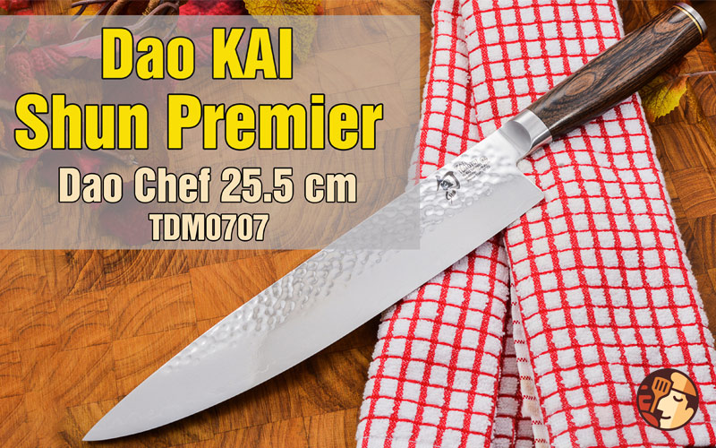 Đẳng cấp dao Nhật - Dao Chef 25.5 cm Kai Shun Premier